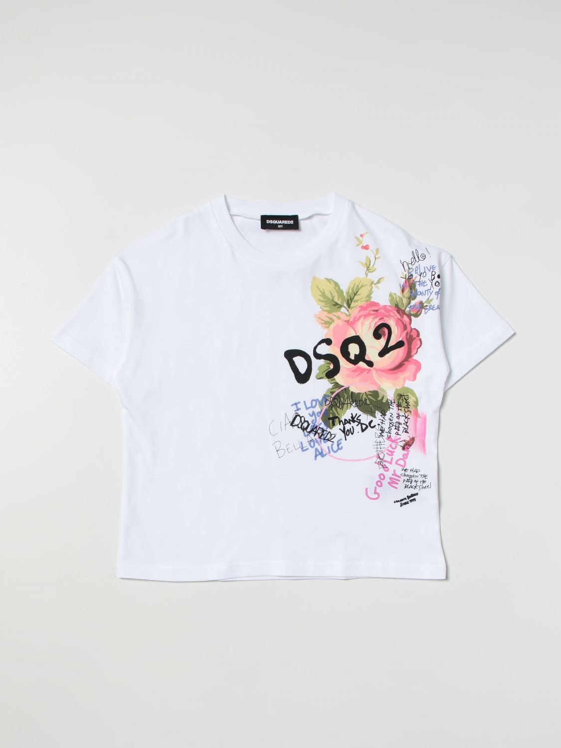 Dsquared2 Junior Kids' T-shirt  Kinder Farbe Weiss In White