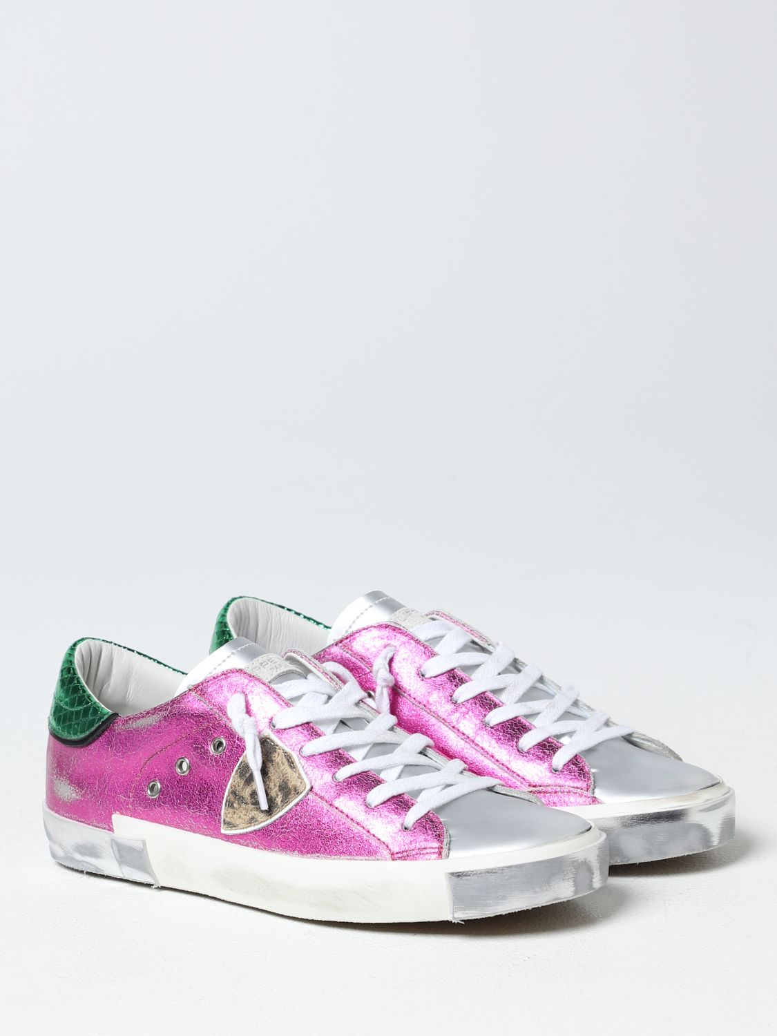 Sneakers Philippe Model: Philippe Model sneakers for woman fuchsia 2