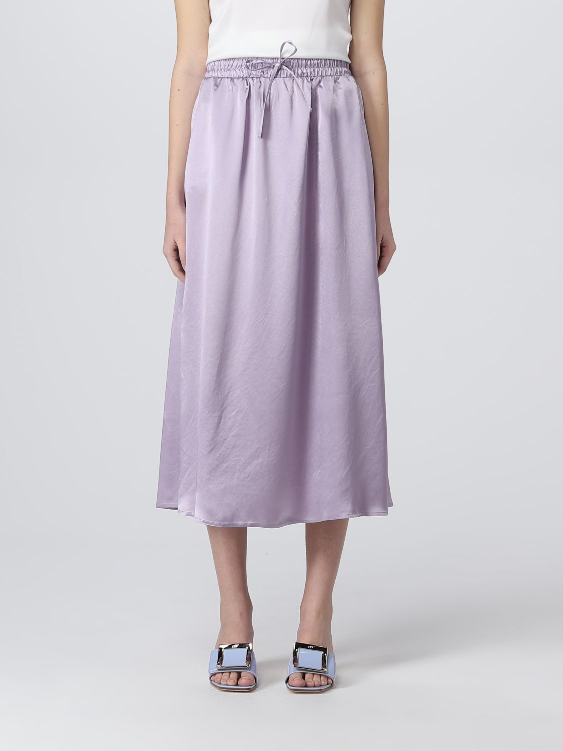 MAX MARA LEISURE: skirt for woman - Lilac | Max Mara Leisure skirt ...