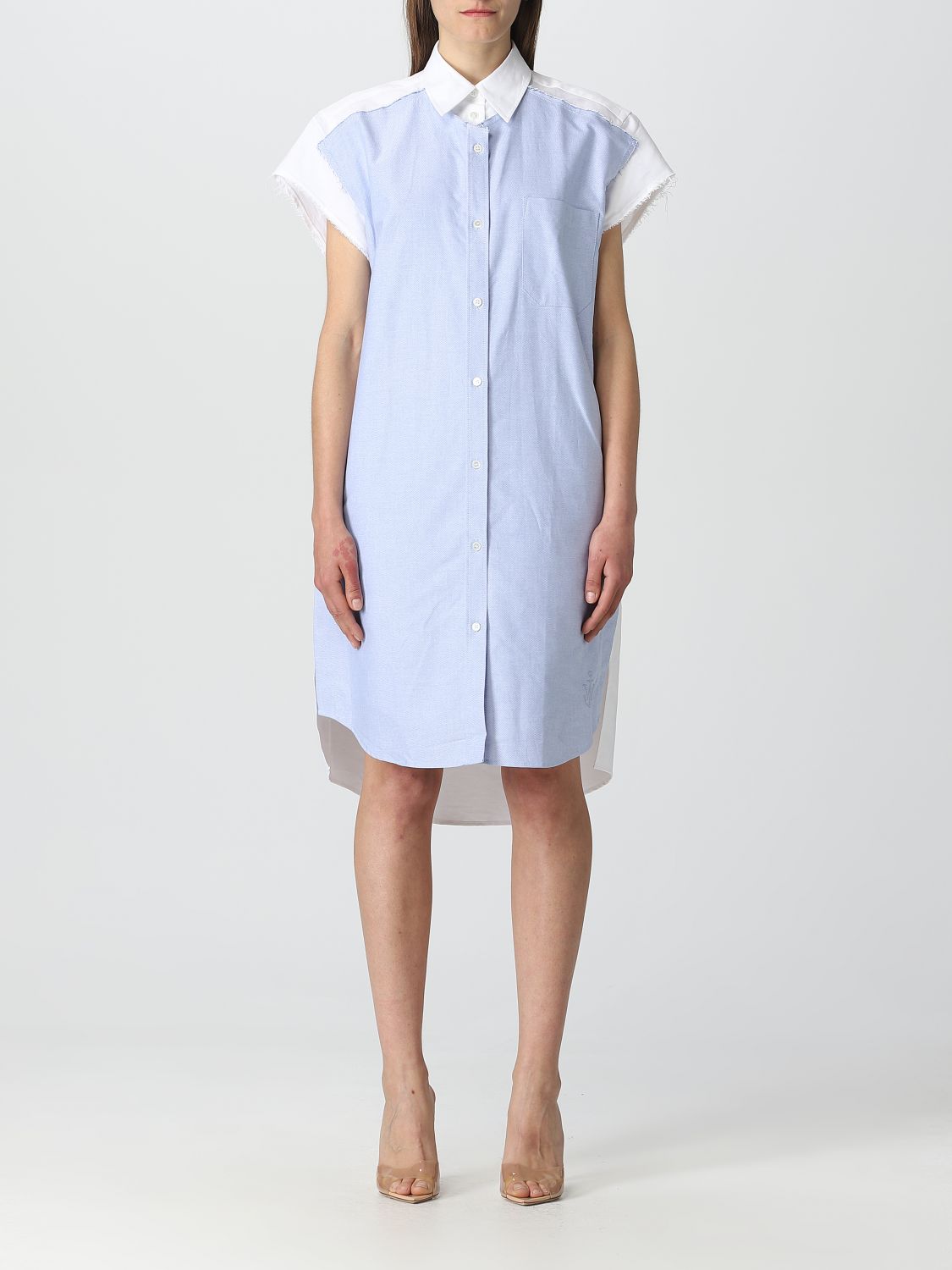 JW ANDERSON: dress for woman - Blue | Jw Anderson dress DR0327PG1140 ...
