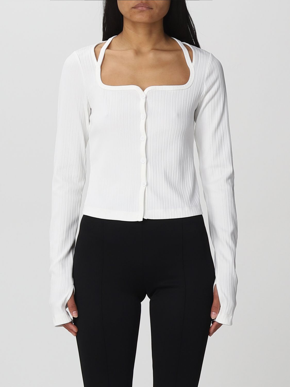 HELMUT LANG: sweater for woman - White | Helmut Lang sweater N02HW505 ...