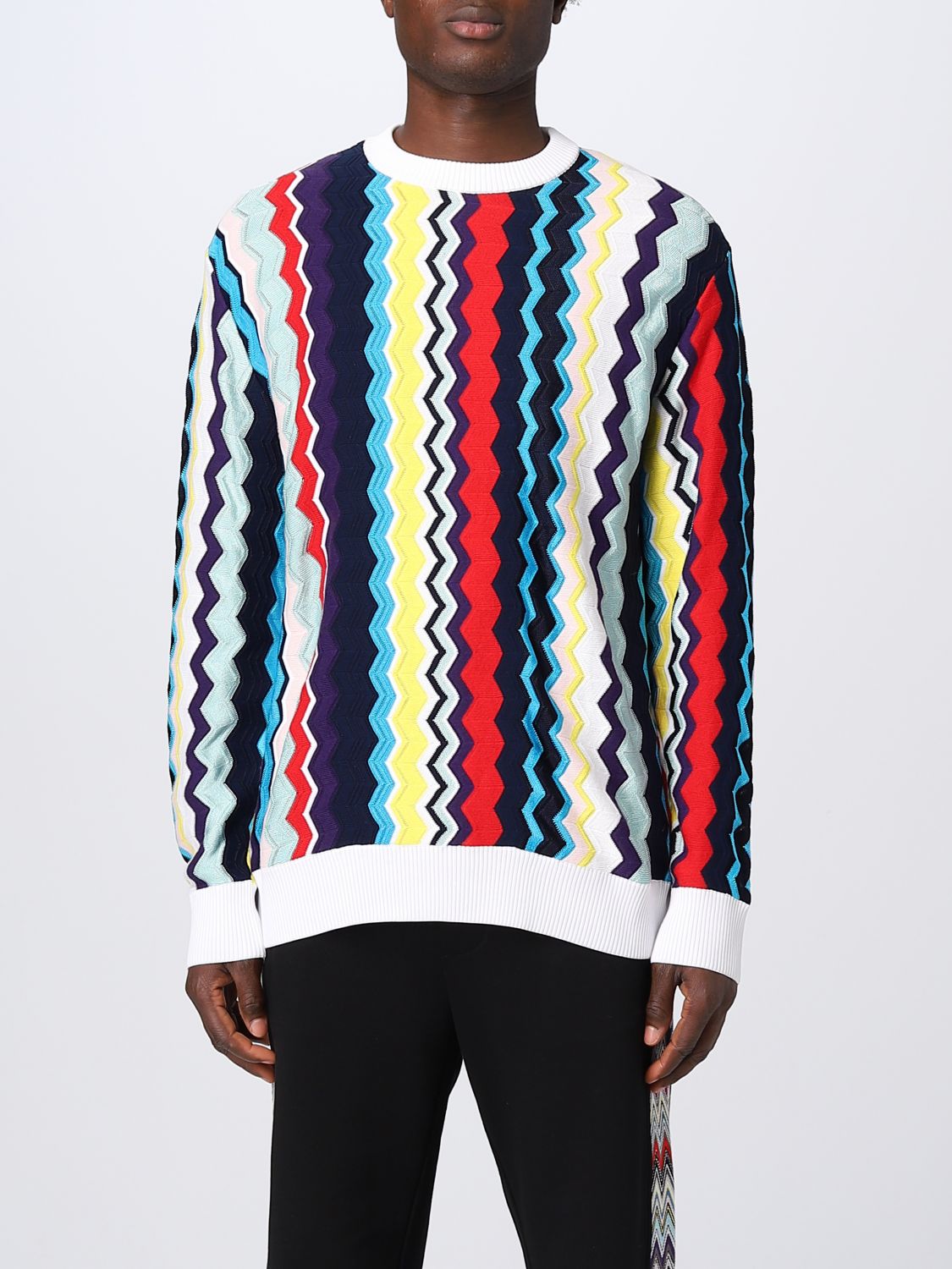 Shop Missoni Sweater  Men Color Multicolor