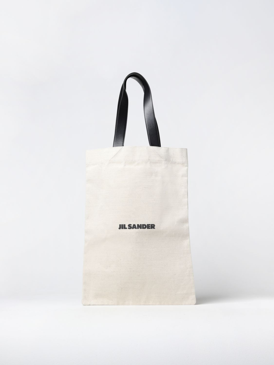 JIL SANDER: tote bags for woman - Beige | Jil Sander tote bags ...