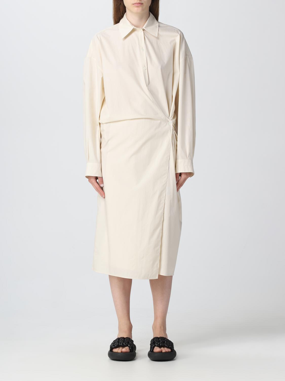 LEMAIRE DRESS LEMAIRE WOMAN COLOR CREAM,E08326078