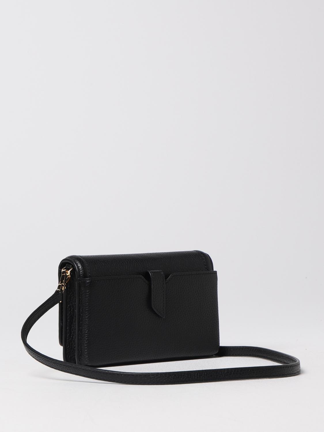 Borsa mini Michael Kors: Borsa wallet Jet Set Michael Michael Kors in pelle martellata nero 2