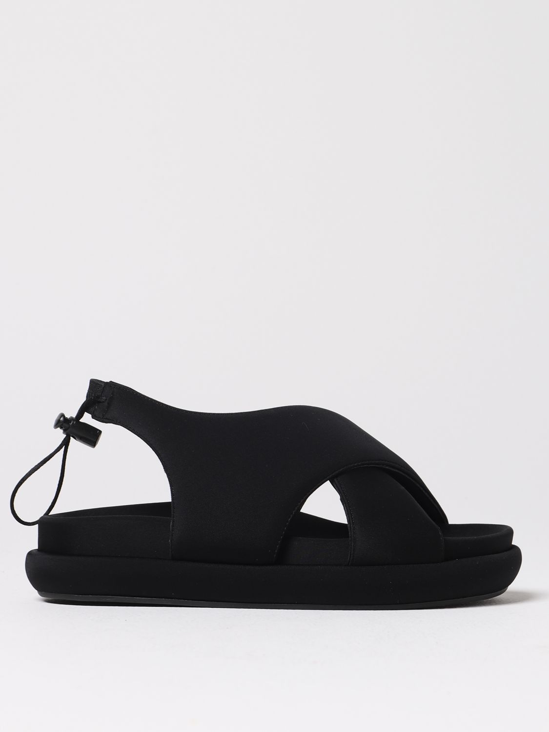 Shop Gia Borghini Flat Sandals  Woman Color Black