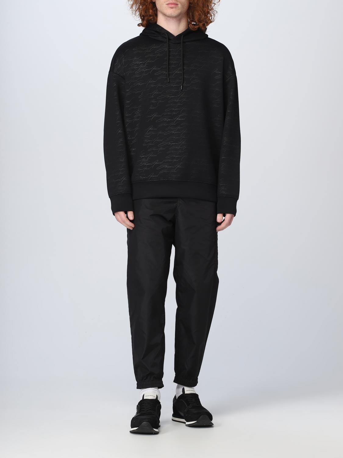 Felpa Emporio Armani: Felpa Emporio Armani in cotone nero 2