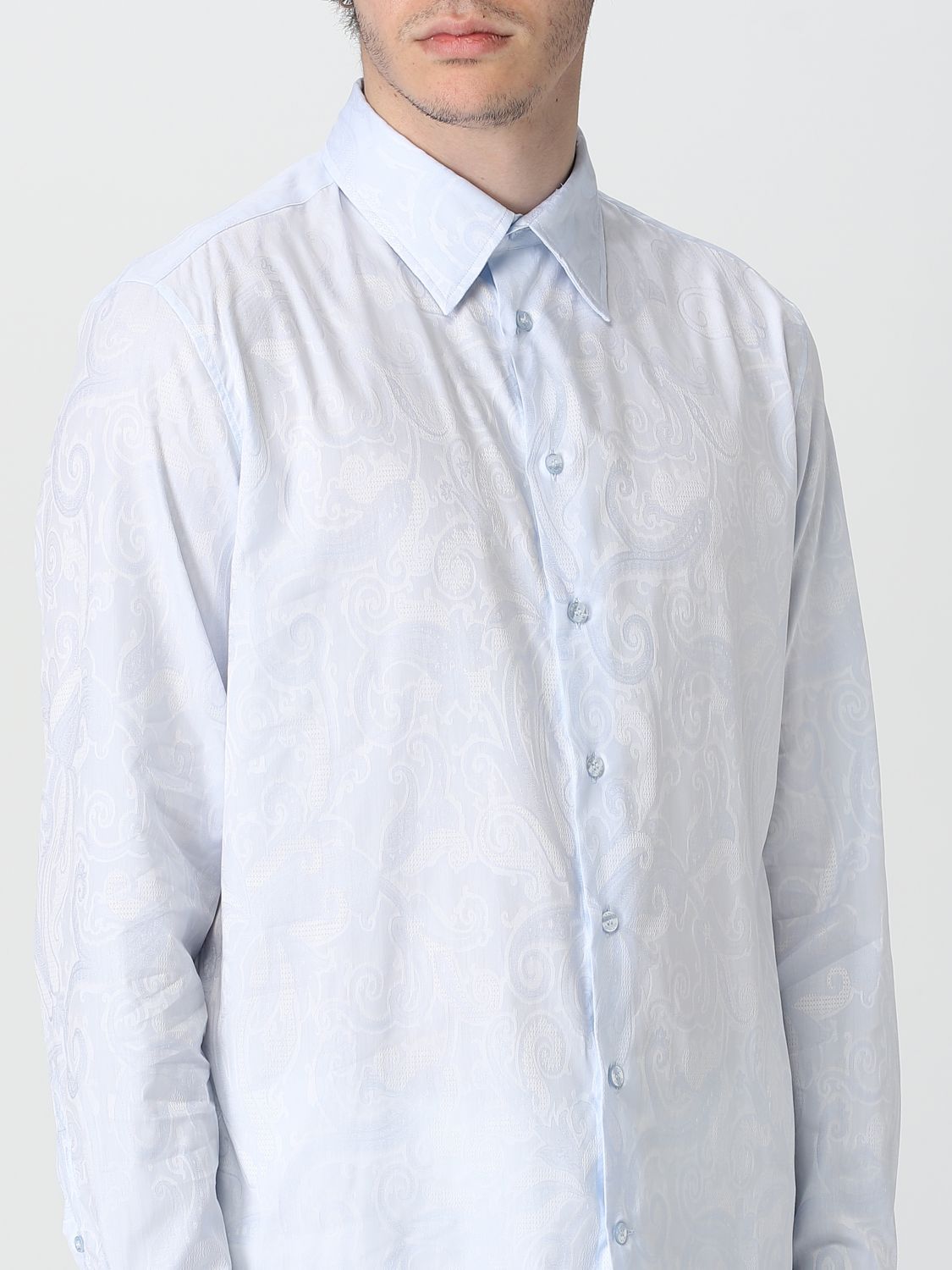 Camicia Etro: Camicia Etro in cotone azzurro 5