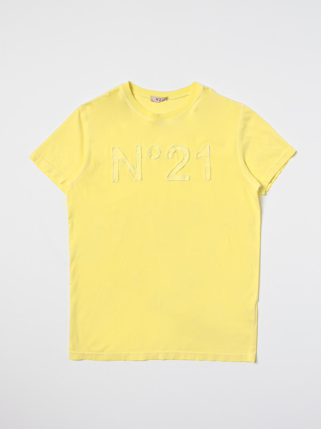 N°21 T-shirt N° 21 Kids In Yellow