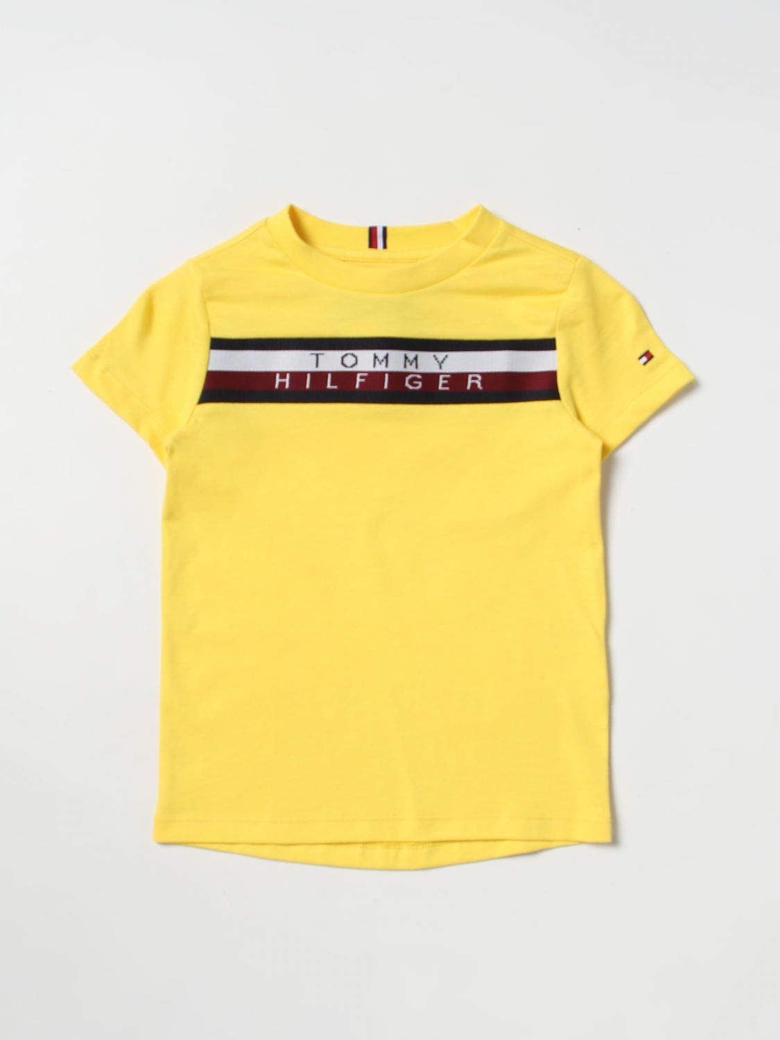 weigeren Azijn wassen Tommy Hilfiger Kids' T-shirt Kinder Farbe Gelb In Yellow | ModeSens