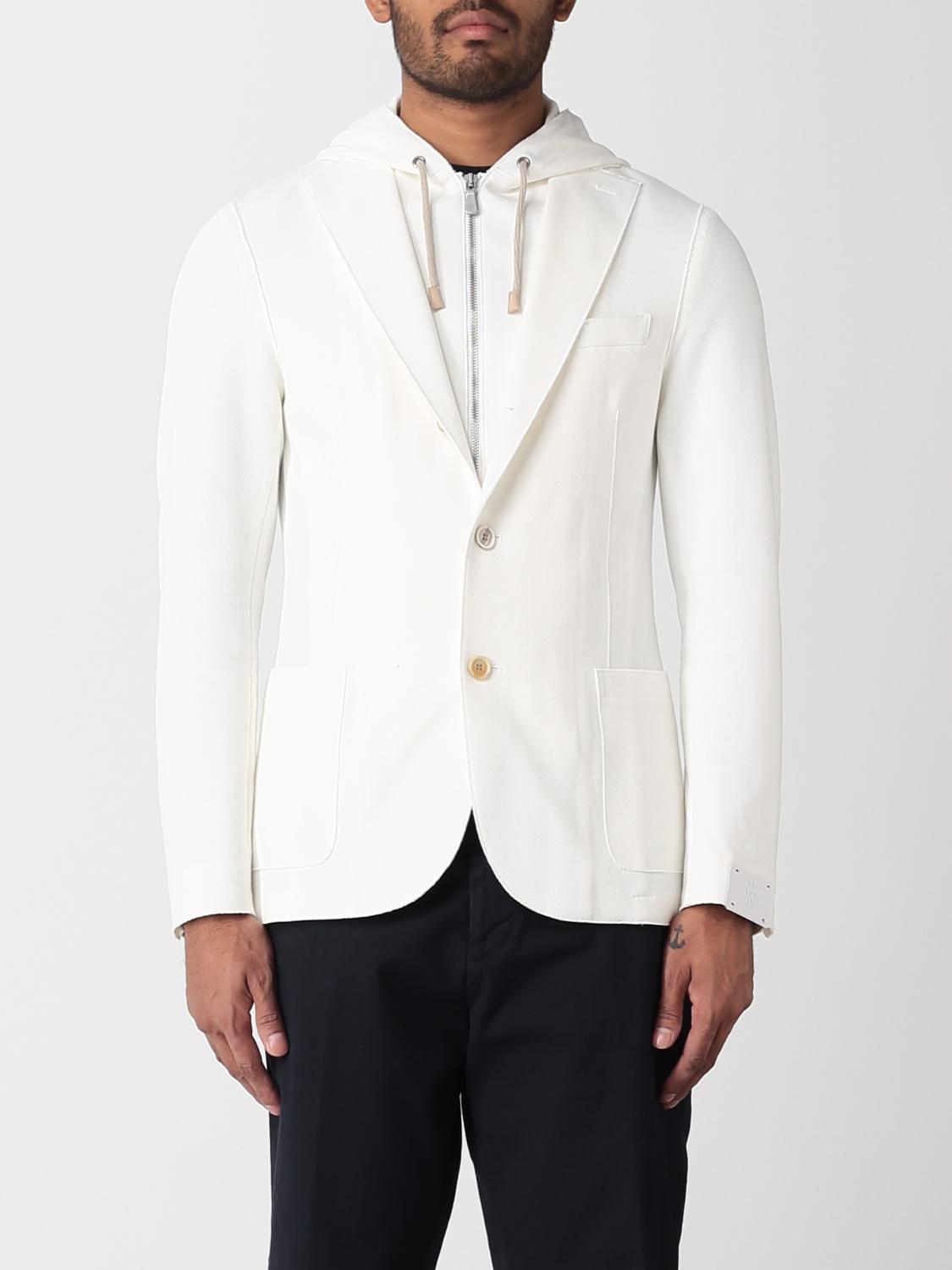 Eleventy Blazer Men In White | ModeSens