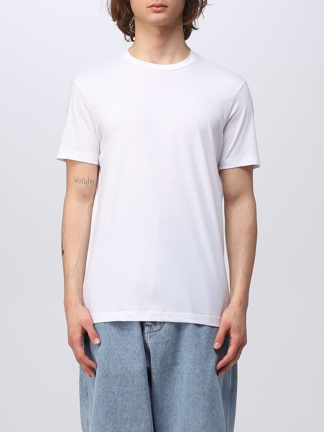 Emporio Armani T-shirt  Men In White