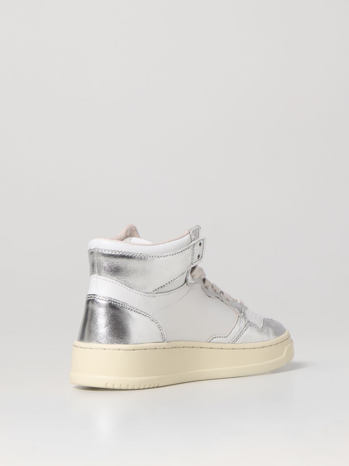 AUTRY: sneakers for woman - Silver | Autry sneakers AUMWWB18 online on ...