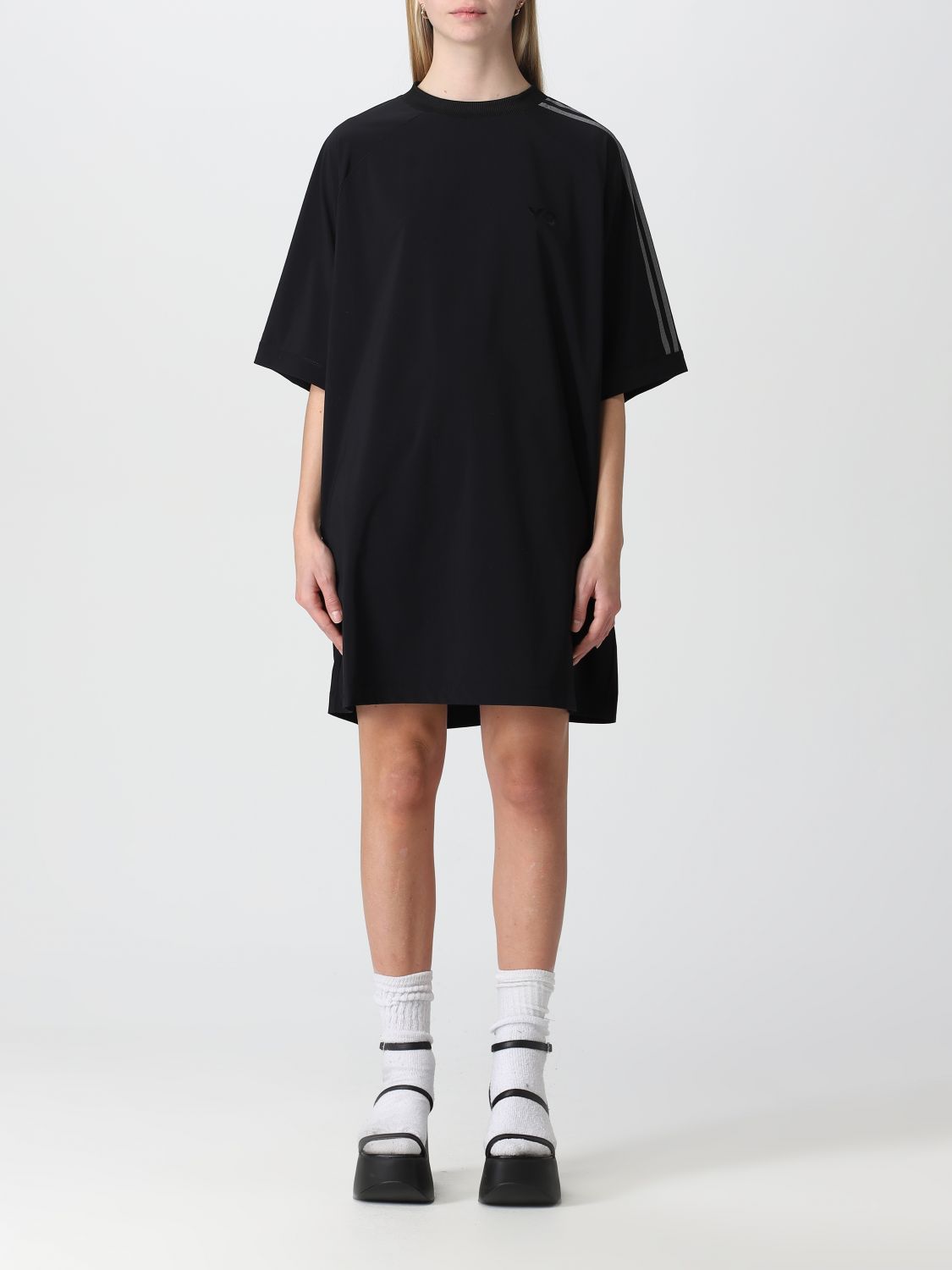 Y-3: dress for woman - Black | Y-3 dress H63067 online on GIGLIO.COM