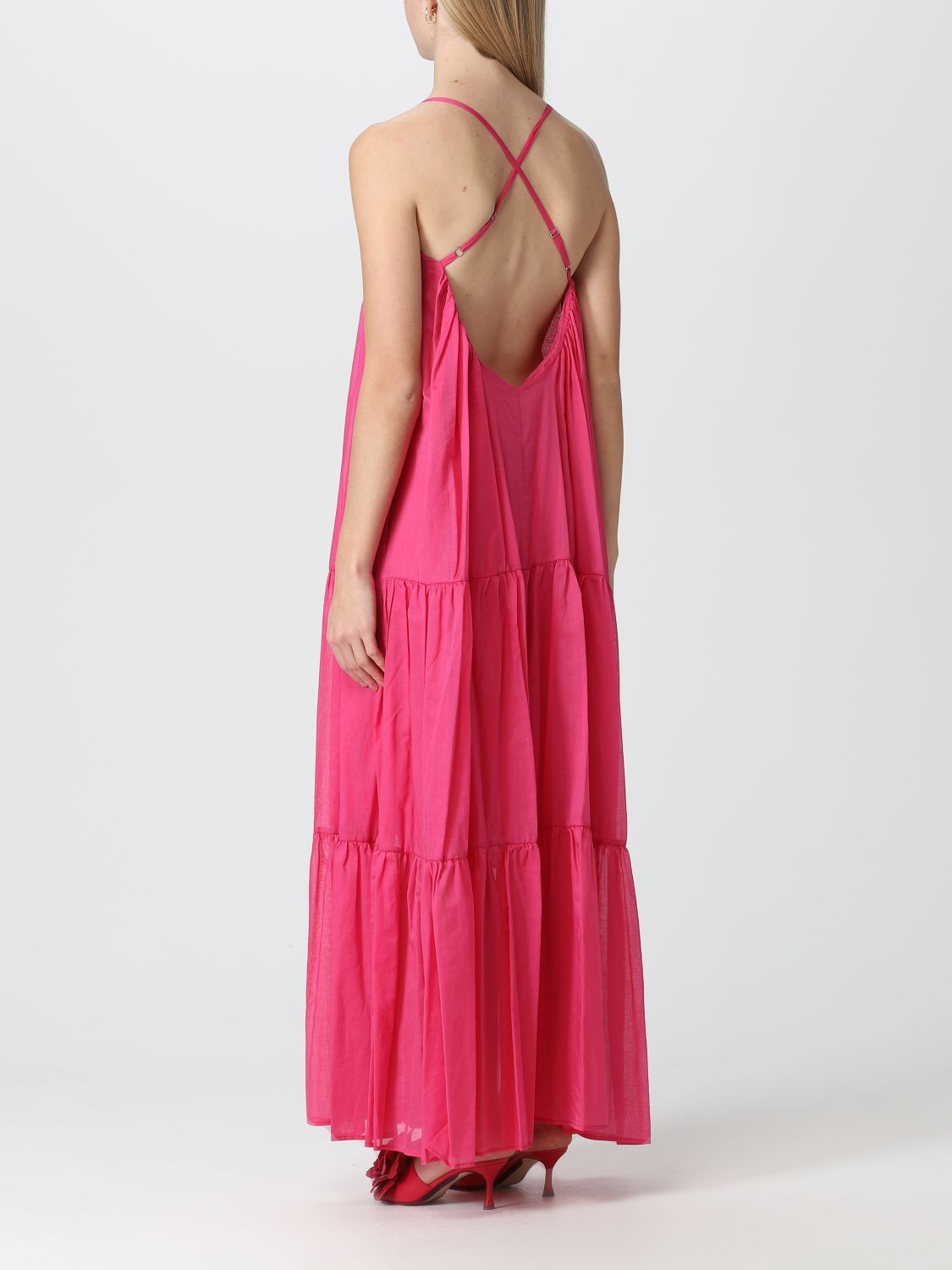KAOS: dress for woman - Fuchsia | Kaos dress PP1TZ023 online on GIGLIO.COM
