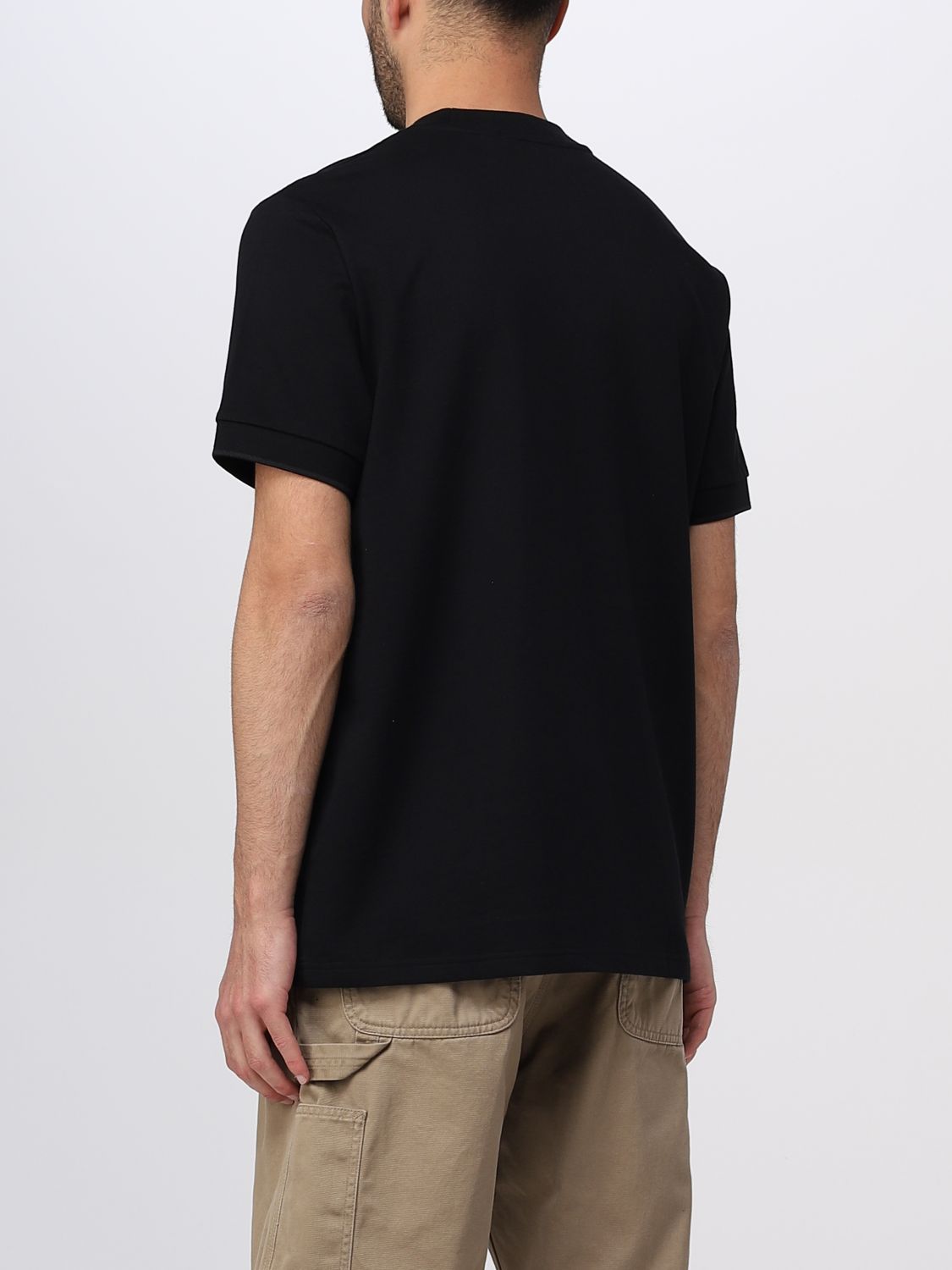FRED PERRY: t-shirt for man - Black | Fred Perry t-shirt M4650 online ...
