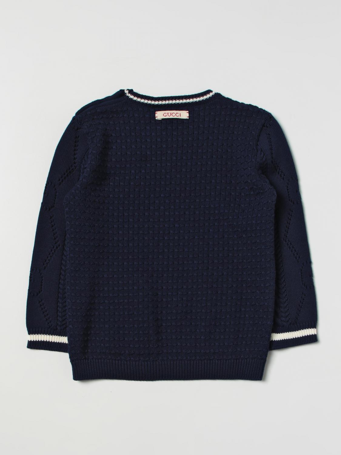 GUCCI sweater for baby Blue Gucci sweater 715415XKCR2 online on