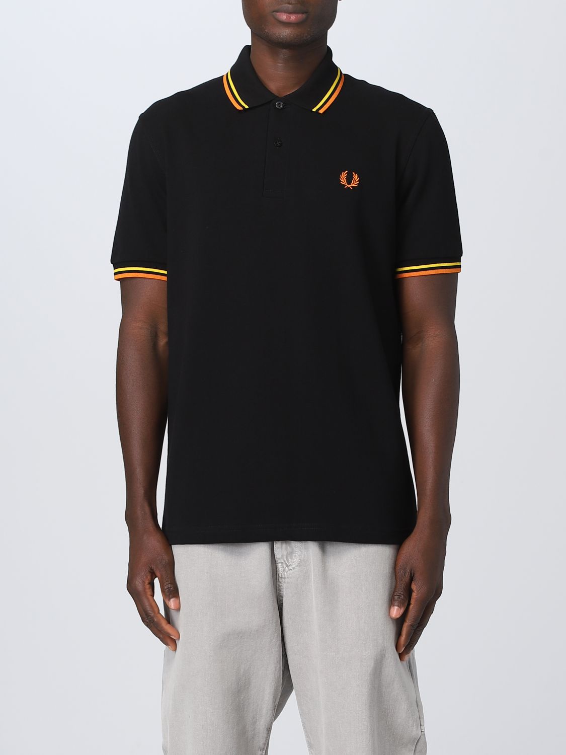 Fred Perry Polo Shirt  Men Color Black 1