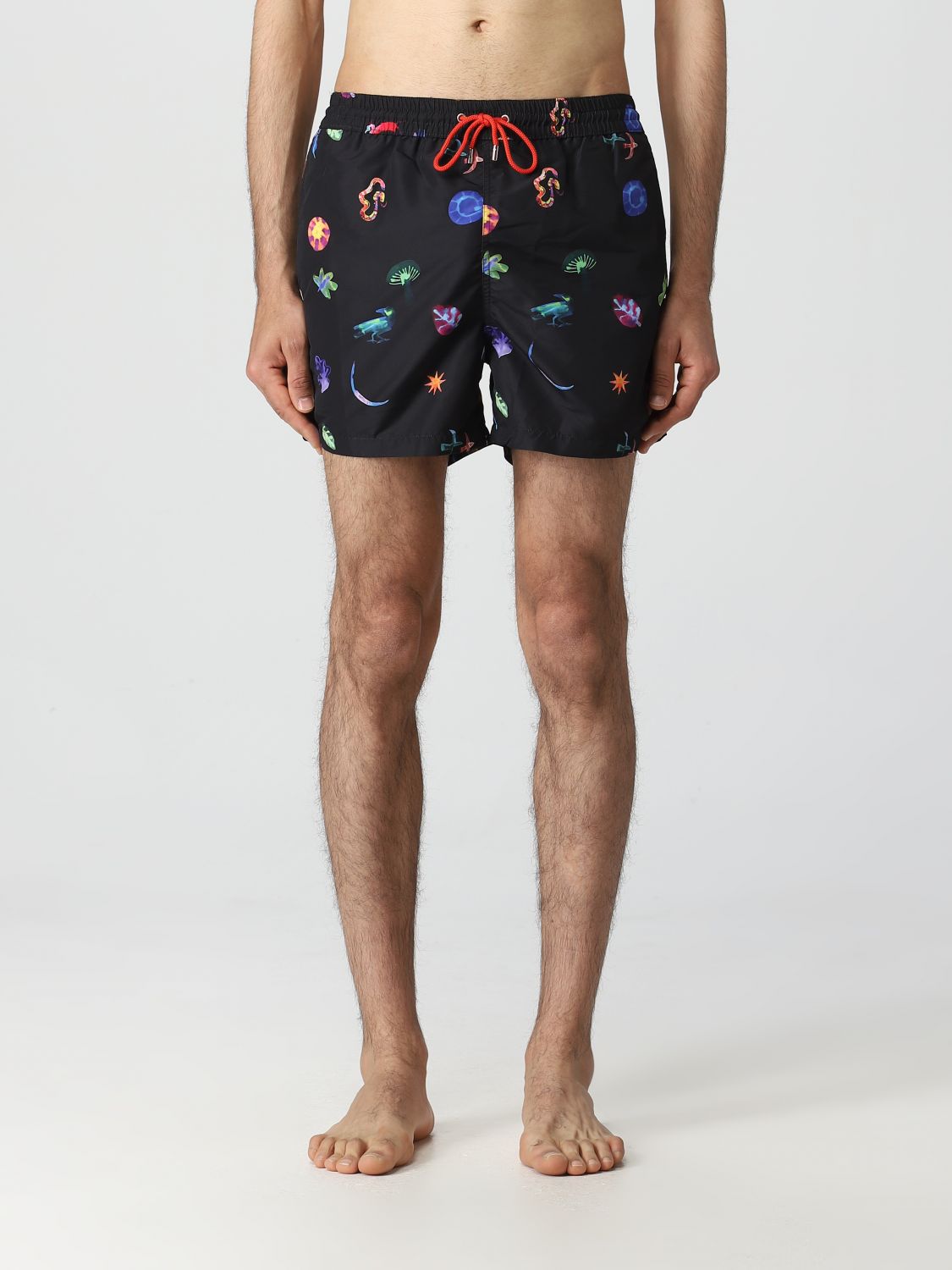 PS PAUL SMITH: swimsuit for man - Black | Ps Paul Smith swimsuit ...