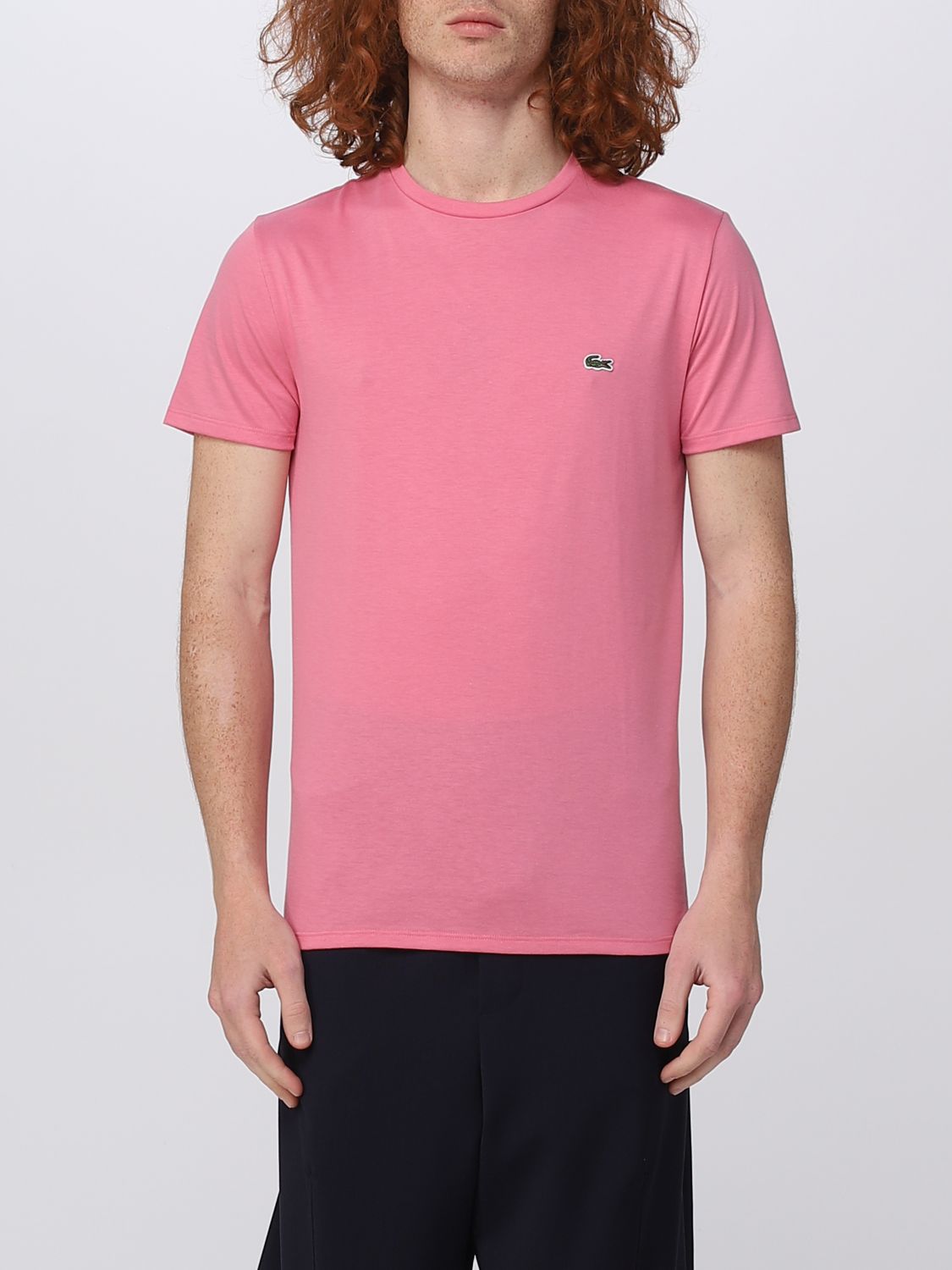 Lacoste T-shirt  Men Color Fuchsia