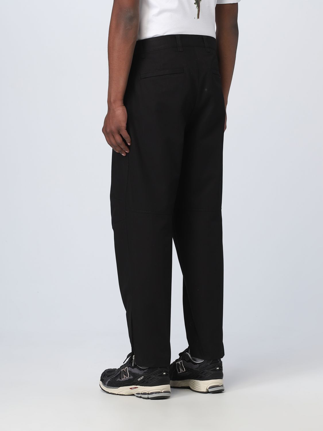 LANVIN: pants for man - Black | Lanvin pants RMTR00054468P23 online on ...