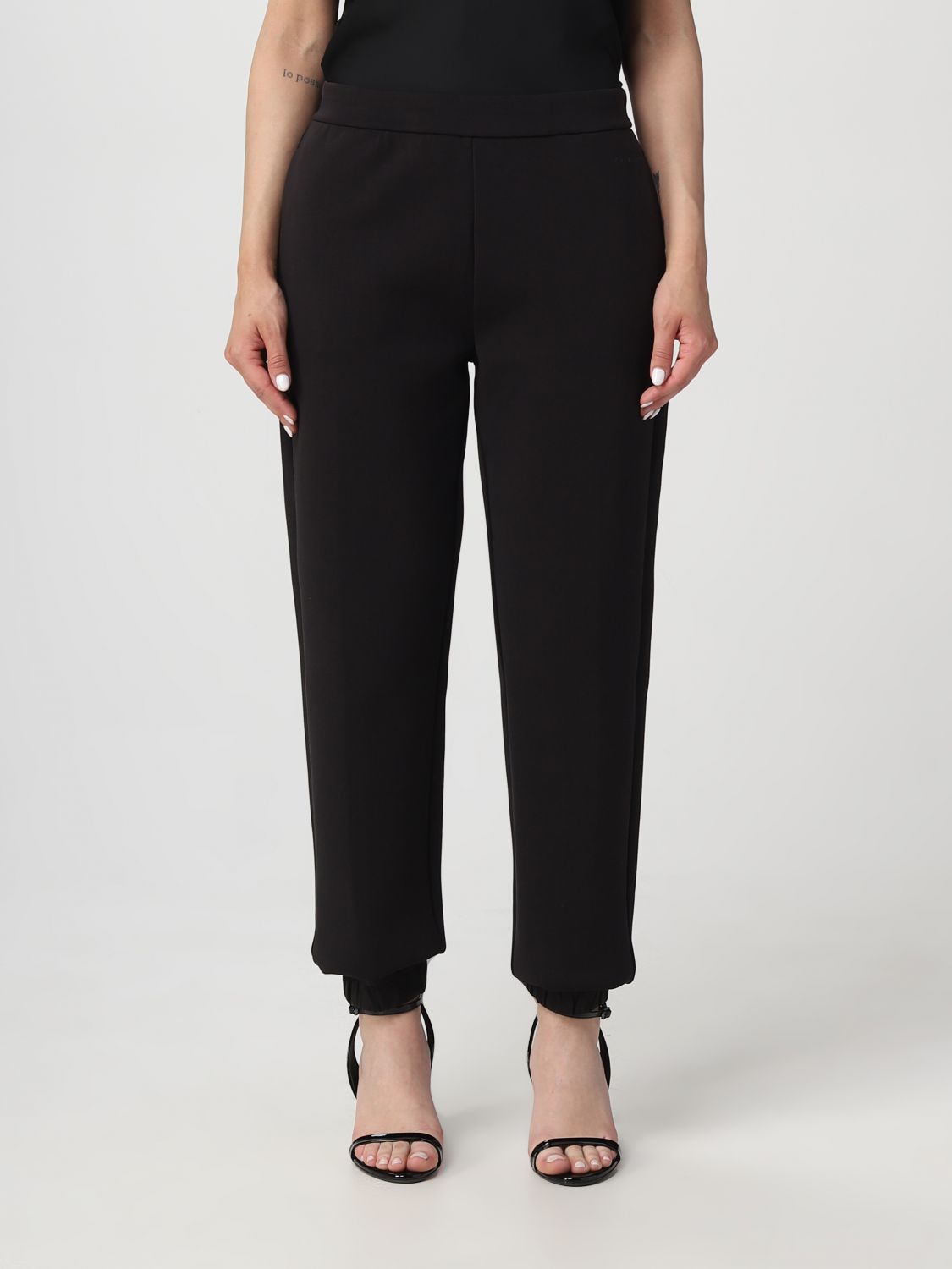 CALVIN KLEIN: pants for woman - Black | Calvin Klein pants K20K204964 ...