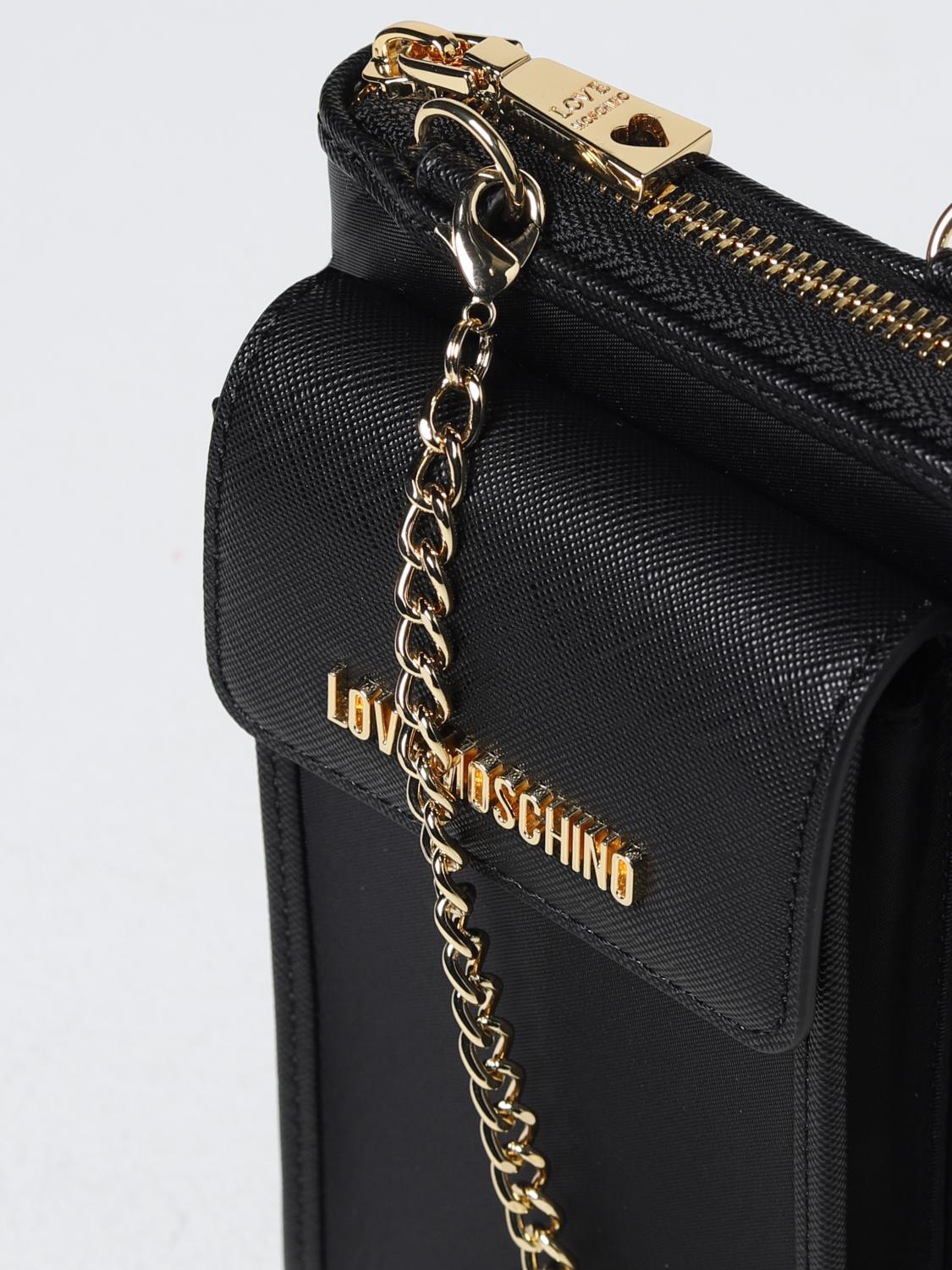 LOVE MOSCHINO mini bag for woman Black Love Moschino mini bag JC5636PP0GLG1 online on