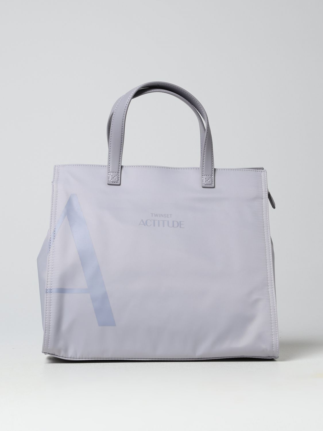 Actitude Twinset Tote Bags  Woman Color Lilac