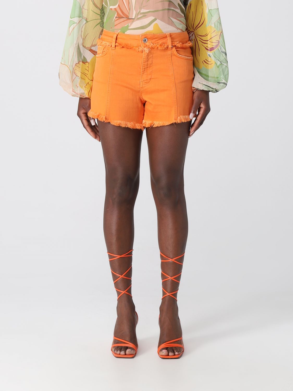 Actitude Twinset Short  Woman Color Orange