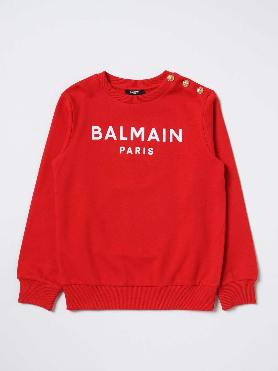 Balmain Sweater Kids Kids Color Red In Red