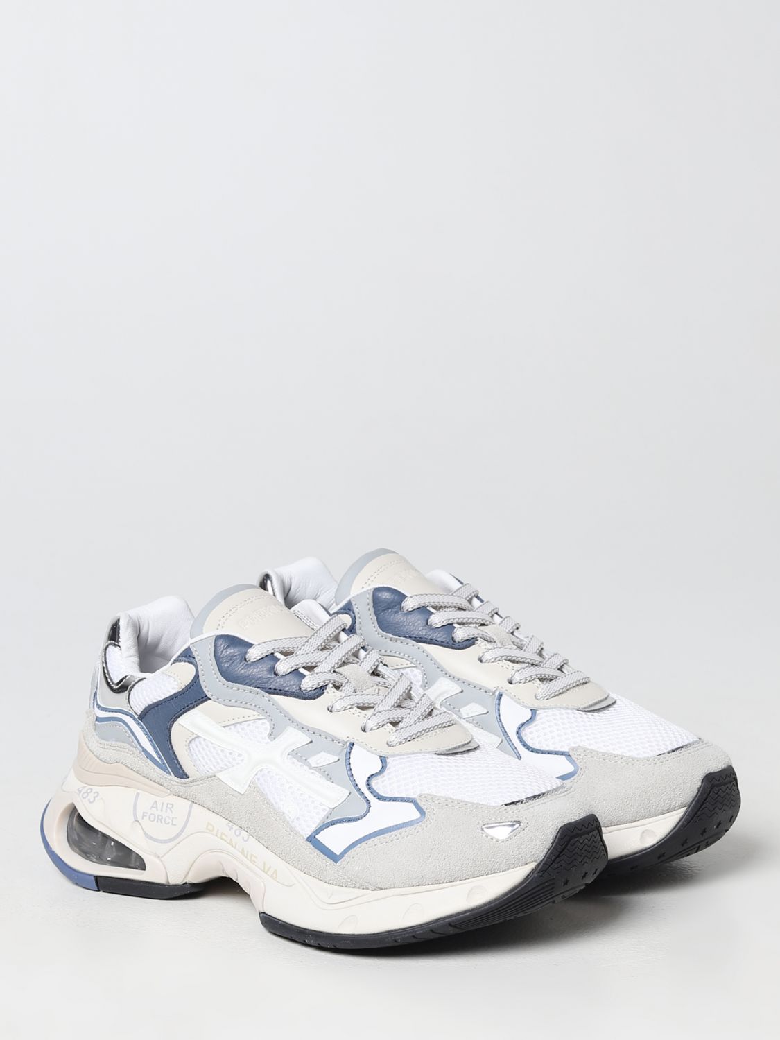 PREMIATA: sneakers for man - White | Premiata sneakers SHARKY online on ...