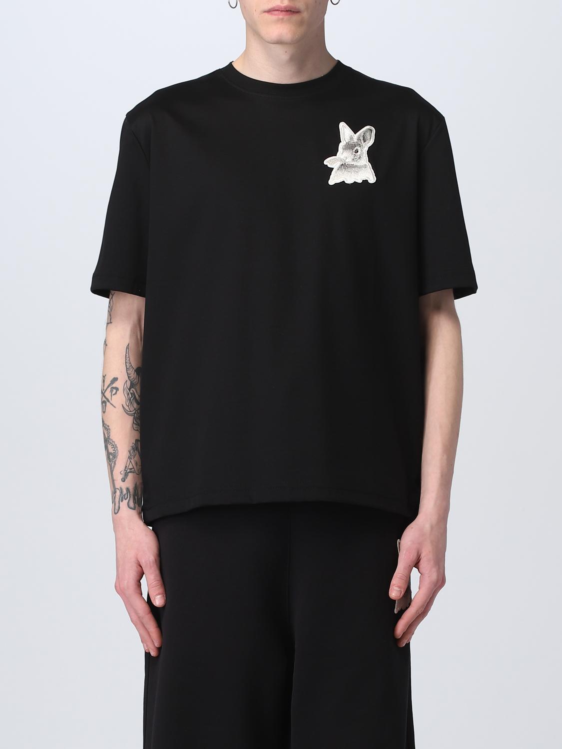 Lanvin T-shirt E Polo Nero In Black
