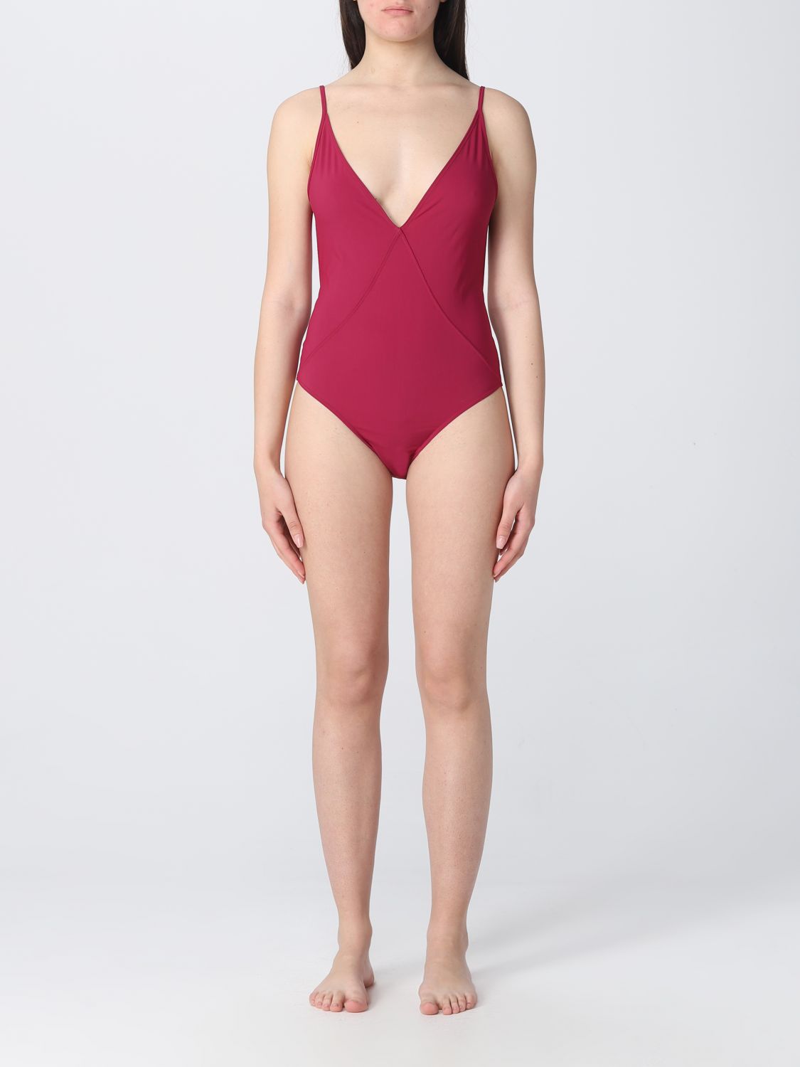Shop Rick Owens Swimsuit  Woman Color Fuchsia