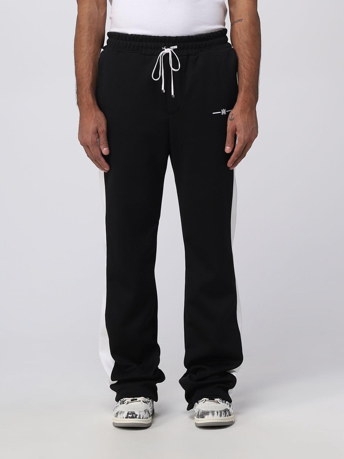 Pantalone Amiri: Pantalone Amiri in misto cotone nero 1