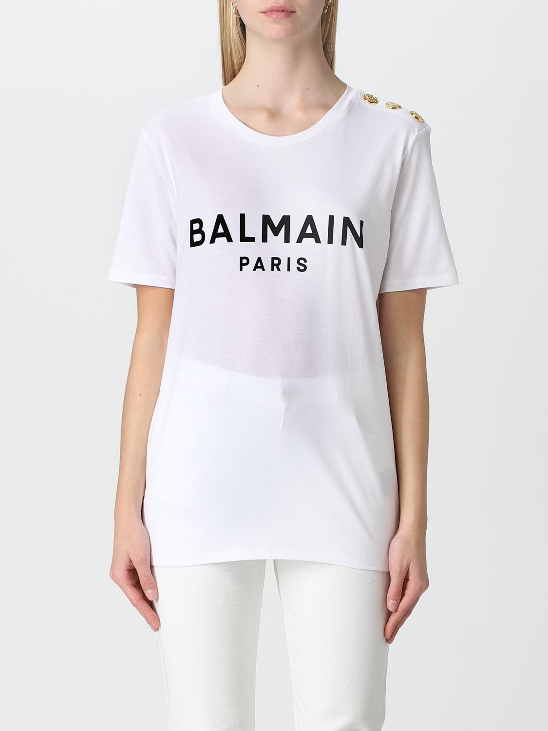 Balmain T-shirt  Woman Color Black 1