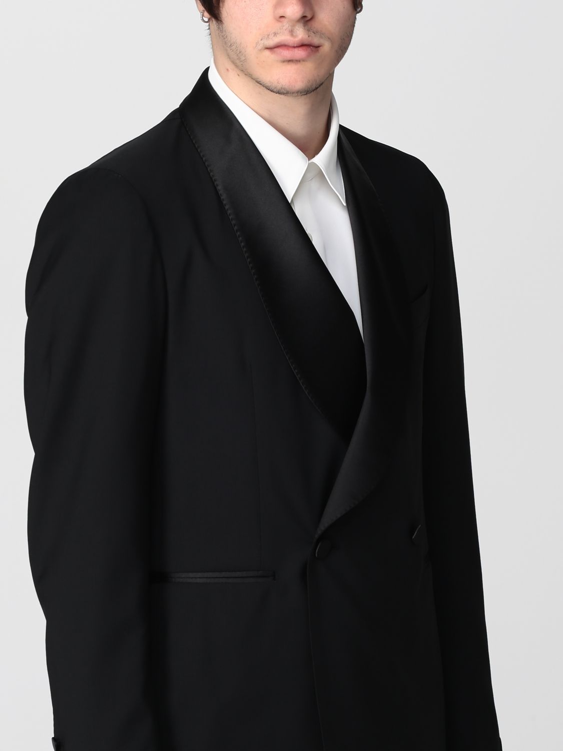 TAGLIATORE: blazer for man - Black | Tagliatore blazer ...