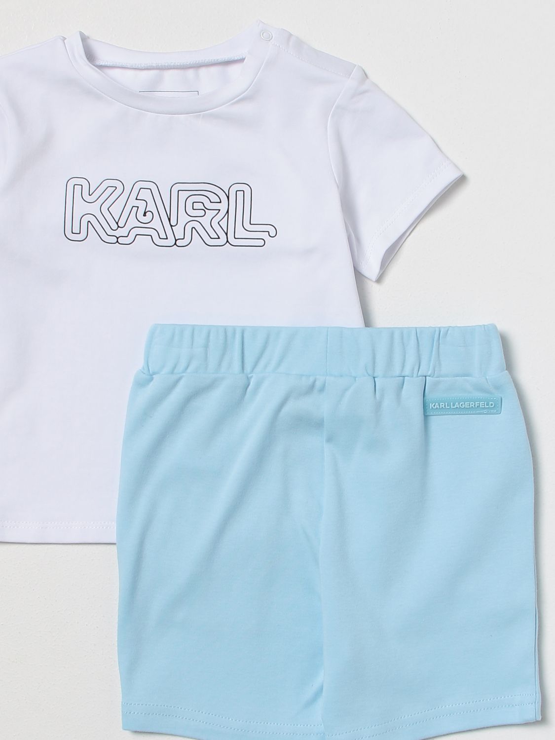 KARL LAGERFELD KIDS: tracksuits for baby - Blue | Karl Lagerfeld Kids ...