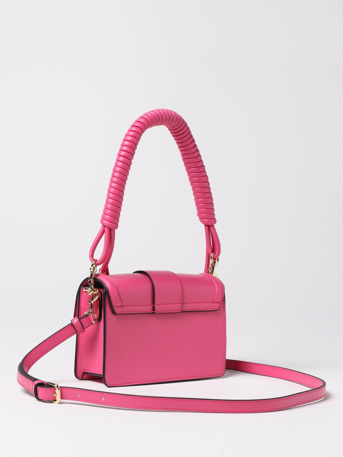 VERSACE JEANS COUTURE: shoulder bag for woman - Pink | Versace Jeans ...
