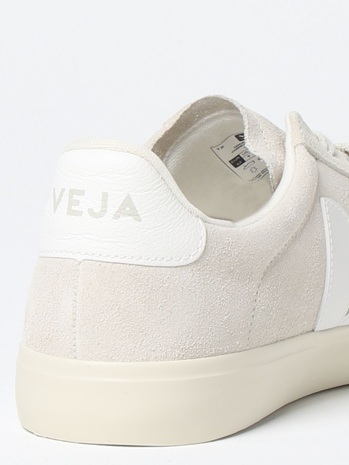 Sneakers Veja: Sneakers Campo Veja in suede bianco 3