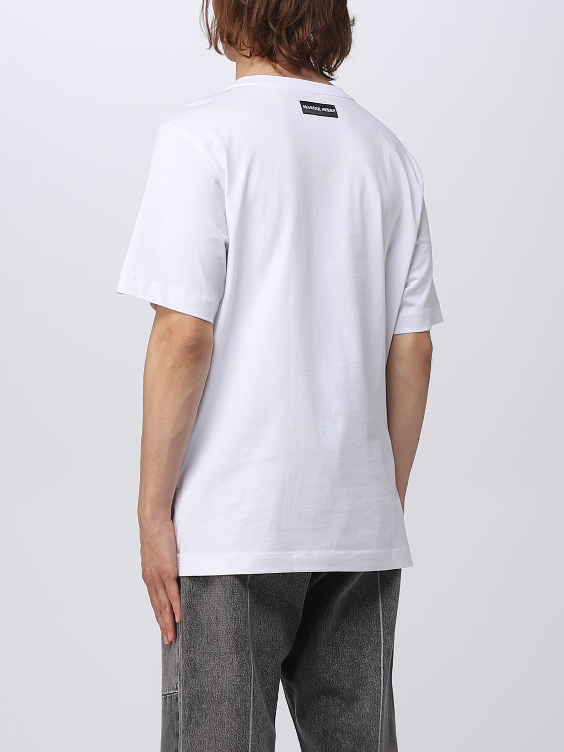 Camiseta Marine Serre: Camiseta Marine Serre para hombre blanco 2