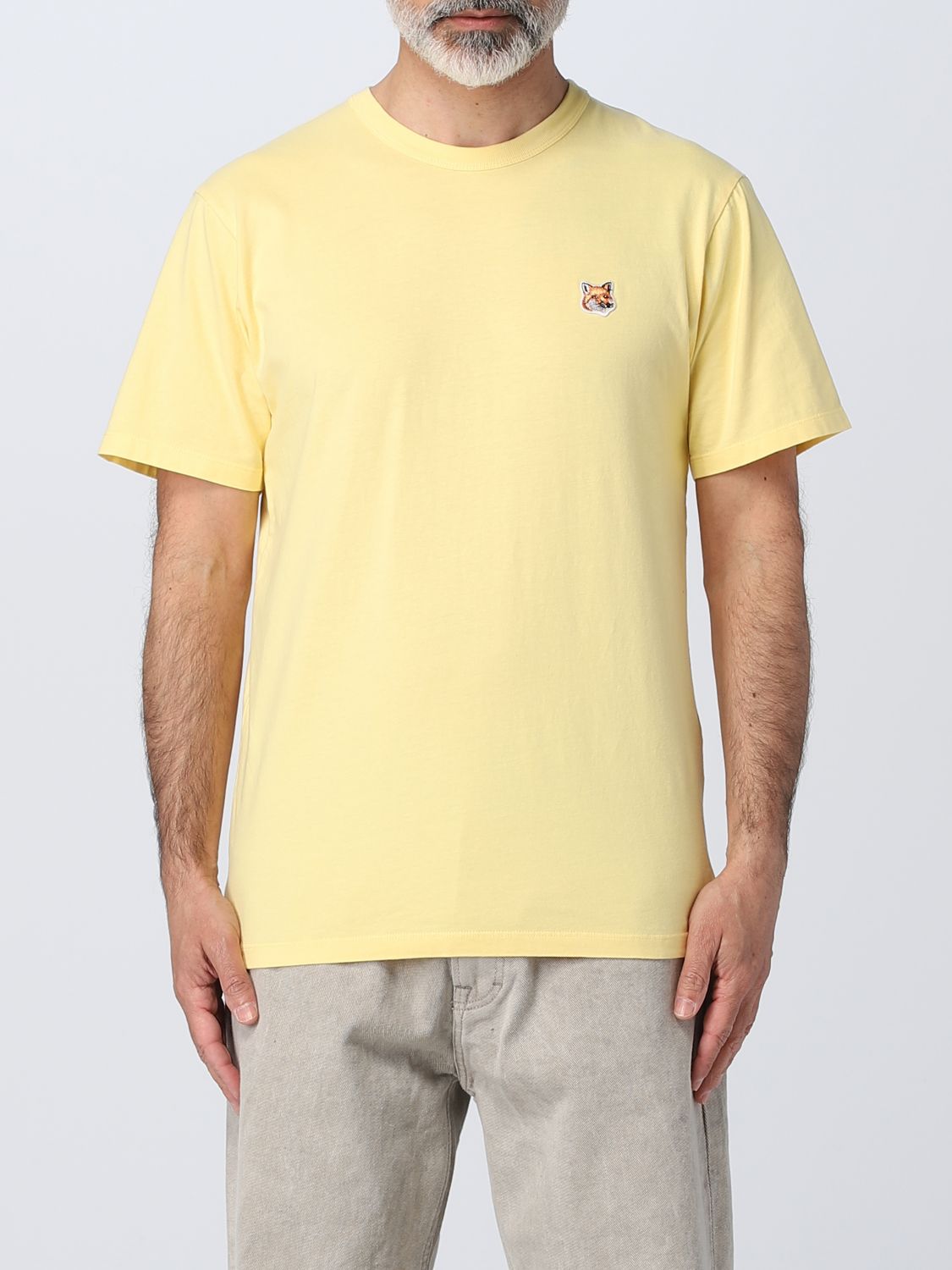 ✳︎メゾンキツネ✳︎半袖Tシャツ 黄色イエロー - トップス