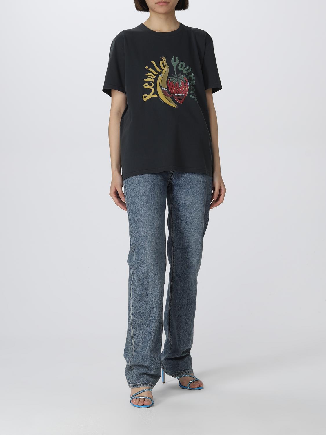 STELLA MCCARTNEY: t-shirt for woman - Black | Stella Mccartney t-shirt ...