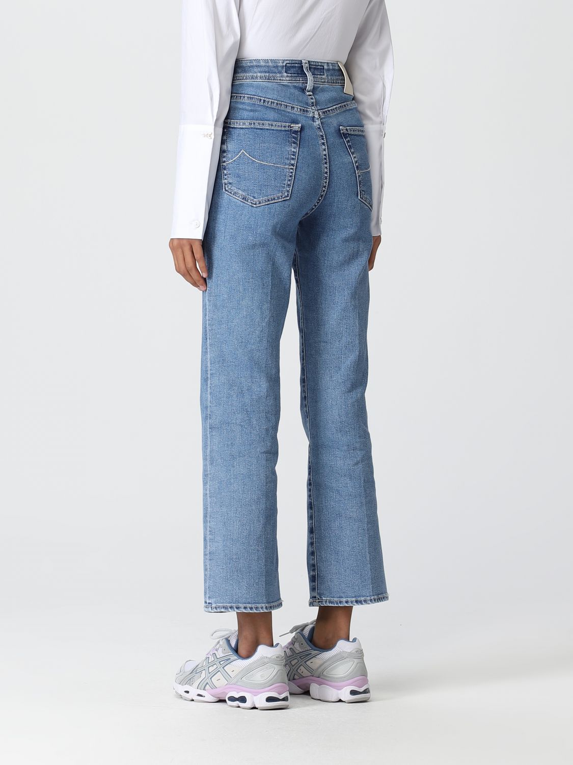 JACOB COHEN: jeans for woman - Gnawed Blue | Jacob Cohen jeans ...