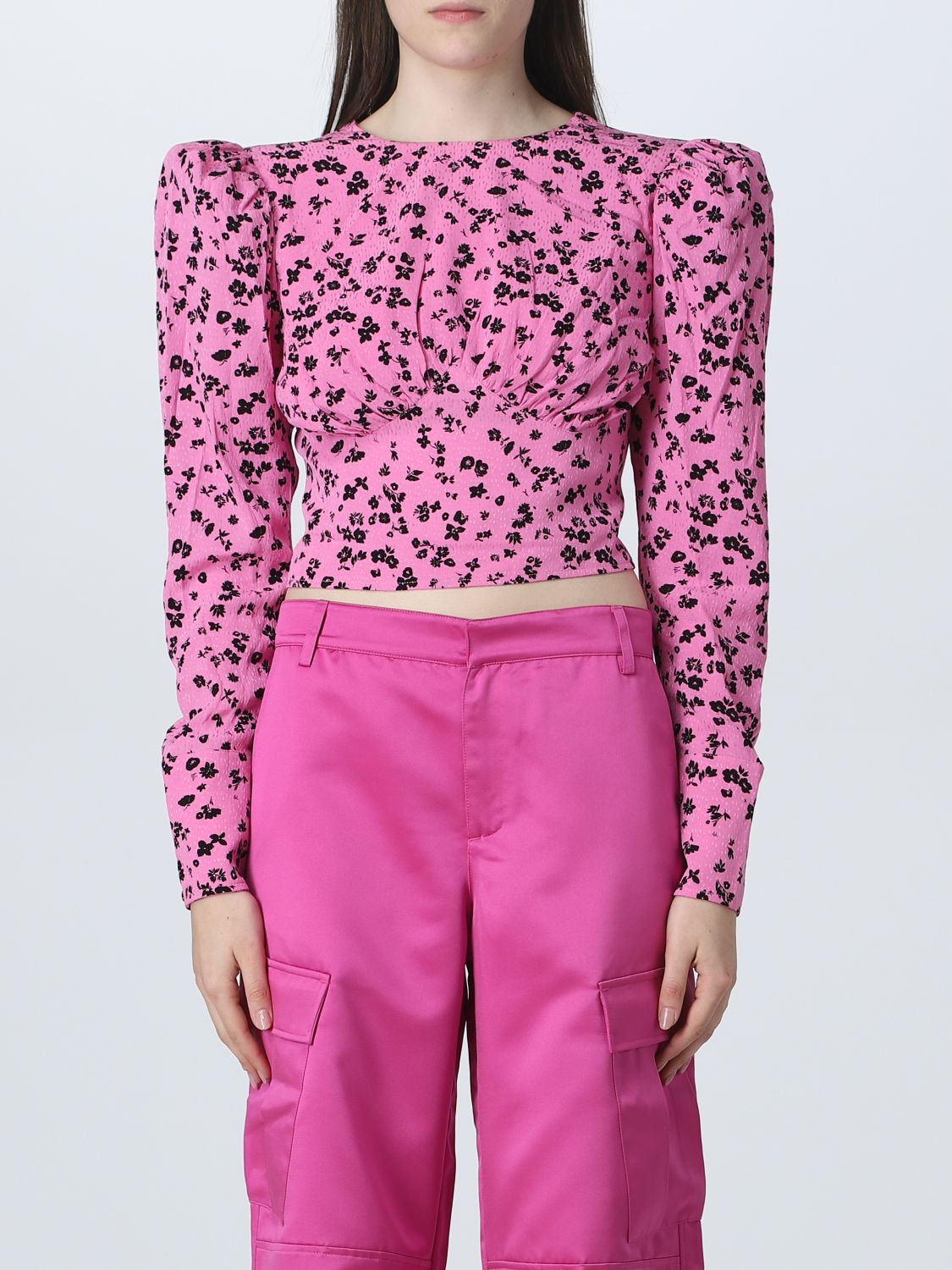 Shop Rotate Birger Christensen Top Rotate Woman Color Pink