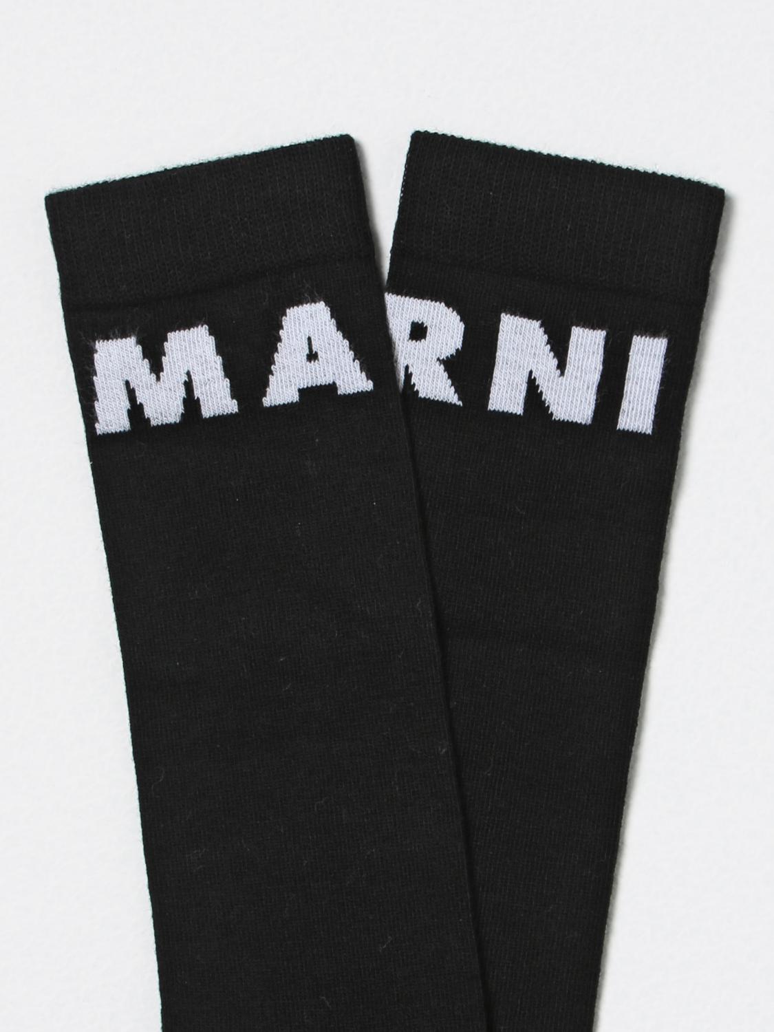 MARNI socks baby for kids Black Marni socks baby M00747M00MZ