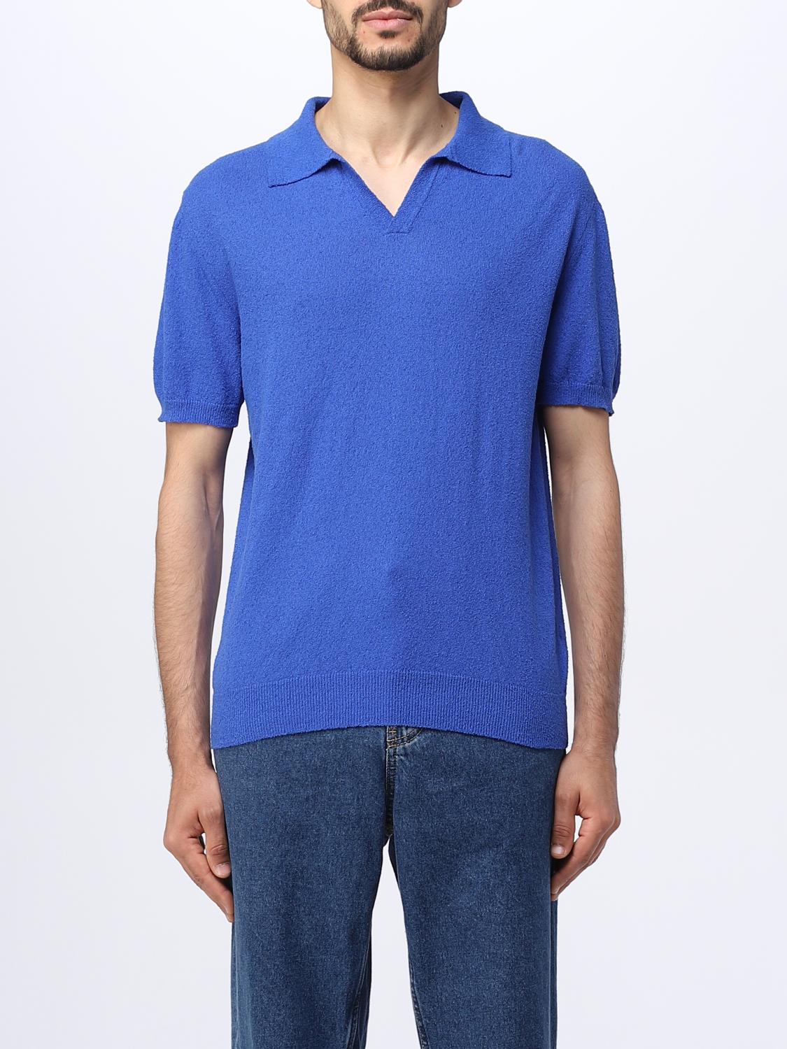 Drumohr Polo Shirt  Men In Blue