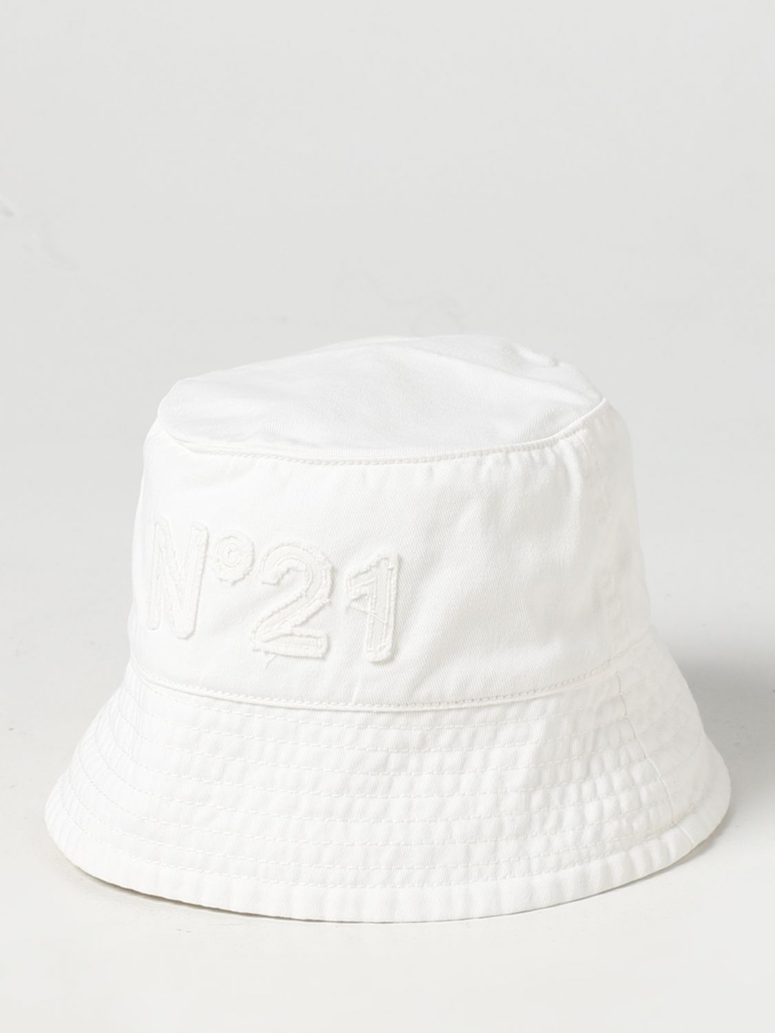 N°21 HAT N° 21 KIDS COLOR WHITE,E11024001
