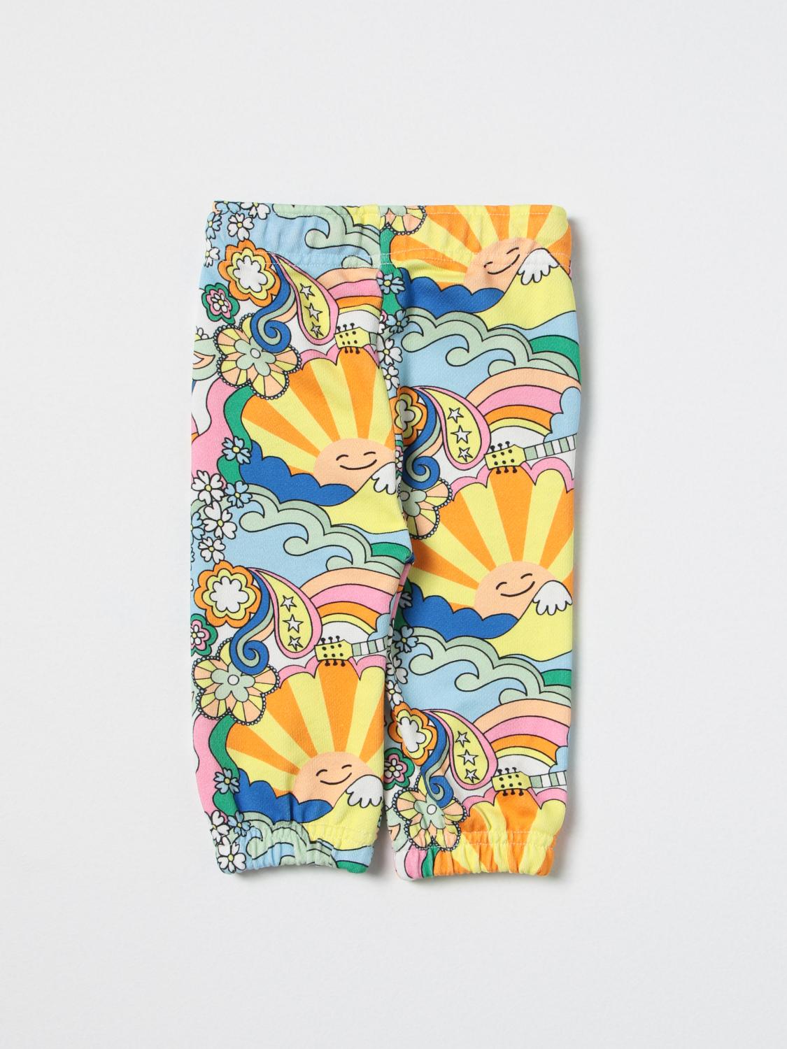 STELLA MCCARTNEY KIDS pants for baby Yellow Cream Stella Mccartney