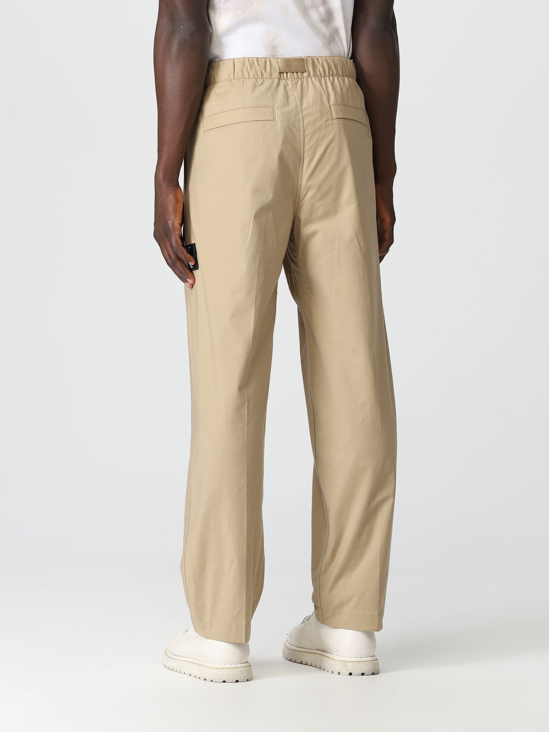 CALVIN KLEIN JEANS: pants for man - Beige | Calvin Klein Jeans pants ...