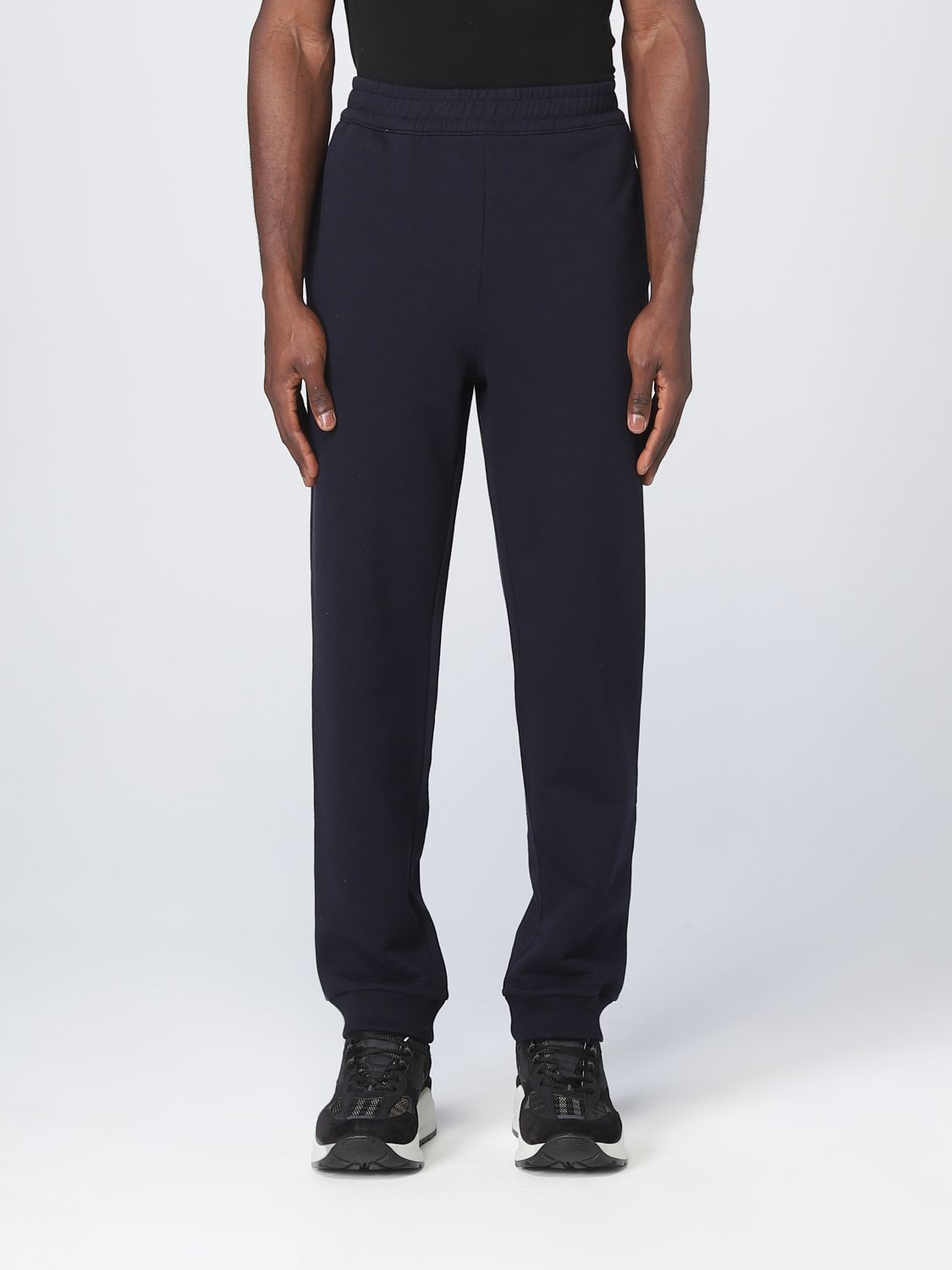 BURBERRY: pants for man - Black | Burberry pants 8065478 online on ...